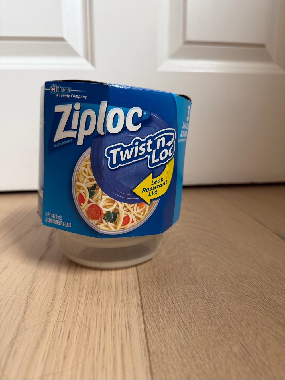 Ziploc Twist n' Loc containers 3 Count Small 1 Pint New